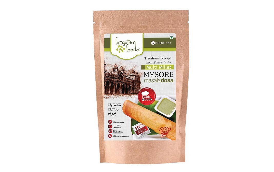 Forgotten Foods Multi Millet Mysore Masala Dosa   Pack  400 grams